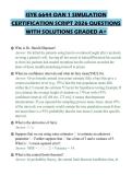 ISYE 6644 OAN 1 SIMULATION&NewLine;CERTIFICATION SCRIPT 2026 QUESTIONS&NewLine;WITH SOLUTIONS GRADED A&plus;
