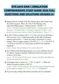 ISYE 6644 OAN 1 SIMULATION&NewLine;COMPREHENSIVE STUDY GUIDE 2026 FULL&NewLine;QUESTIONS AND SOLUTIONS GRADED A&plus;&NewLine;