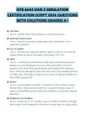 ISYE 6644 OAN 2 SIMULATION&NewLine;CERTIFICATION SCRIPT 2026 QUESTIONS&NewLine;WITH SOLUTIONS GRADED A&plus;&NewLine;