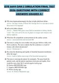 ISYE 6644 OAN 2 SIMULATION FINAL TEST&NewLine;2026 QUESTIONS WITH CORRECT&NewLine;ANSWERS GRADED A&plus;&NewLine;