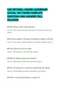 CAP MITCHELL AWARD LEADERSHIP ACTUAL TEST PAPER COMPLETE QUESTIONS AND ANSWERS FULL SOLUTION&period;pdf&NewLine;&NewLine;