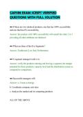CAPSIM EXAM SCRIPT VERIFIED QUESTIONS WITH FULL SOLUTION&period;pdf&NewLine;&NewLine;