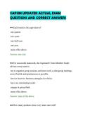 CAPSIM UPDATED ACTUAL EXAM QUESTIONS AND CORRECT ANSWERS&period;pdf&NewLine;&NewLine;