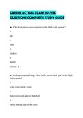 CAPSIM ACTUAL EXAM SOLVED QUESTIONS COMPLETE STUDY GUIDE&period;pdf&NewLine;&NewLine;