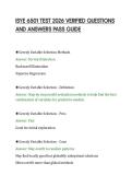 ISYE 6501 TEST 2026 VERIFIED QUESTIONS&NewLine;AND ANSWERS PASS GUIDE&NewLine;