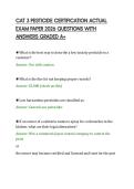 CAT 3 PESTICIDE CERTIFICATION ACTUAL EXAM PAPER 2026 QUESTIONS WITH ANSWERS GRADED A&period;pdf&NewLine;&NewLine;
