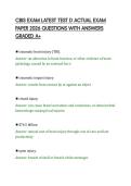 CBIS EXAM LATEST TEST D ACTUAL EXAM PAPER 2026 QUESTIONS WITH ANSWERS GRADED A&period;pdf&NewLine;&NewLine;