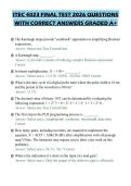 ITEC 4023 FINAL TEST 2026 QUESTIONS&NewLine;WITH CORRECT ANSWERS GRADED A&plus;