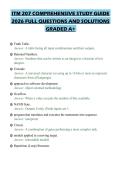 ITM 207 COMPREHENSIVE STUDY GUIDE&NewLine;2026 FULL QUESTIONS AND SOLUTIONS&NewLine;GRADED A&plus;