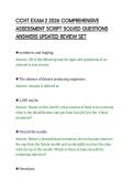 CCHT EXAM 2 2026 COMPREHENSIVE ASSESSMENT SCRIPT SOLVED QUESTIONS ANSWERS UPDATED REVIEW SET&period;pdf&NewLine;&NewLine;
