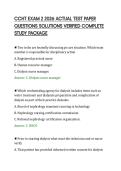 CCHT EXAM 2 2026 ACTUAL TEST PAPER QUESTIONS SOLUTIONS VERIFIED COMPLETE STUDY PACKAGE&period;pdf&NewLine;&NewLine;