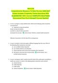 Nurs 210  &NewLine;Comprehensive Resource To Help You Ace 2026-2027 &NewLine;Exams Includes Frequently Tested Questions With &NewLine;ELABORATED 100&percnt; Correct COMPLETE SOLUTIONS  &NewLine;Guaranteed Pass First Attempt&excl;&excl; Current Update&excl;&excl; 