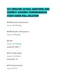 CCT UPDATED ACTUAL QUESTIONS AND CORRECT ANSWERS COMPREHENSIVE STUDY GUIDE FULL SOLUTION&period;pdf&NewLine;&NewLine;