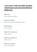 CCTC EXAM 2 CORE CALIFORNIA TEACHING CREDENTIALING AND EDUCATION PRINCIPLES REVIEW 2026&period;pdf&NewLine;&NewLine;
