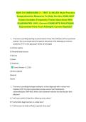 NUR 210 &lpar;MED&sol;SURG 2 - TEST 2&rpar; NCLEX Style Practice &NewLine;Comprehensive Resource To Help You Ace 2026-2027 &NewLine;Exams Includes Frequently Tested Questions With &NewLine;ELABORATED 100&percnt; Correct COMPLETE SOLUTIONS  &NewLine;Guaranteed Pass First Attempt&excl;&excl; Current Update&excl;&excl;