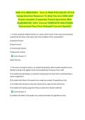 NUR 210 &lpar;MED&sol;SURG - Test 3&rpar; PRACTICE NCLEX STYLE &NewLine;Comprehensive Resource To Help You Ace 2026-2027 &NewLine;Exams Includes Frequently Tested Questions With &NewLine;ELABORATED 100&percnt; Correct COMPLETE SOLUTIONS  &NewLine;Guaranteed Pass First Attempt&excl;&excl; Current Update&excl;&excl;