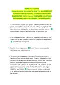 NURS 212 Practice  &NewLine;Comprehensive Resource To Help You Ace 2026-2027 &NewLine;Exams Includes Frequently Tested Questions With &NewLine;ELABORATED 100&percnt; Correct COMPLETE SOLUTIONS &NewLine;Guaranteed Pass First Attempt&excl;&excl; Current Update&excl;&excl;