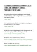 JB LEARNING EMT EXAM 2 COMPLETE STUDY&NewLine;GUIDE AND EMERGENCY MEDICAL&NewLine;TECHNICIAN REVIEW 2026&NewLine;
