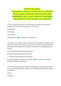 NUR 212&colon; Final Exam  &NewLine;Comprehensive Resource To Help You Ace 2026-2027 &NewLine;Exams Includes Frequently Tested Questions With &NewLine;ELABORATED 100&percnt; Correct COMPLETE SOLUTIONS  &NewLine;Guaranteed Pass First Attempt&excl;&excl; Current Update&excl;&excl; 