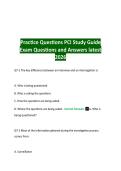 PCI Study Guide &mdash; Practice Questions and Answers