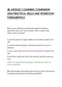 JBL MODULE 3 LEARNING COMPANION&NewLine;2026 PRACTICAL SKILLS AND WORKFLOW&NewLine;FUNDAMENTALS&NewLine;