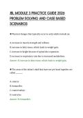 JBL MODULE 3 PRACTICE GUIDE 2026&NewLine;PROBLEM SOLVING AND CASE BASED&NewLine;SCENARIOS&NewLine;