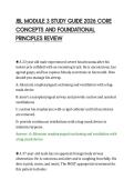 JBL MODULE 3 STUDY GUIDE 2026 CORE&NewLine;CONCEPTS AND FOUNDATIONAL&NewLine;PRINCIPLES REVIEW
