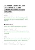 CDCR MAJOR 2 EXAM SCRIPT 2026 QUESTIONS AND SOLUTIONS COMPREHENSIVE STUDY SHEET FULL PRACTICE SET&period;pdf&NewLine;&NewLine;