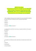 NUR 210 Test Bank &NewLine;Comprehensive Resource To Help You Ace 2026-2027 &NewLine;Exams Includes Frequently Tested Questions With &NewLine;ELABORATED 100&percnt; Correct COMPLETE SOLUTIONS  &NewLine;Guaranteed Pass First Attempt&excl;&excl; Current Update&excl;&excl; 