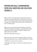 JEPPESEN PRE-SOLO COMPREHENSIVE&NewLine;PAPER 2026 QUESTIONS AND SOLUTIONS&NewLine;GRADED A&plus;
