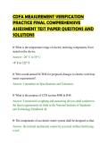 CDFA MEASUREMENT VERIFICATION PRACTICE FINAL COMPREHENSIVE ASSESSMENT TEST PAPER QUESTIONS AND SOLUTIONS&period;pdf&NewLine;&NewLine;