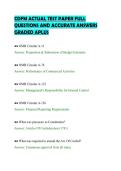 CDFM ACTUAL TEST PAPER FULL QUESTIONS AND ACCURATE ANSWERS GRADED APLUS&period;pdf&NewLine;&NewLine;
