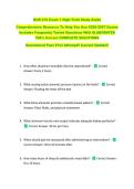NUR 210 Exam 1 High-Yield Study Guide  &NewLine;Comprehensive Resource To Help You Ace 2026-2027 Exams &NewLine;Includes Frequently Tested Questions With ELABORATED &NewLine;100&percnt; Correct COMPLETE SOLUTIONS &NewLine;Guaranteed Pass First Attempt&excl;&excl; Current Update&excl;&excl; 