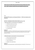  &NewLine;WGU D432 HR COMPLIANCE AND EMPLOYEE RELATIONS EXAM 2026 &ndash; &NewLine;2027 LATEST VERSION QUESTIONS AND ANSWERS 2026 EDITION 