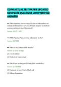 CDFM ACTUAL TEST PAPER UPDATED COMPLETE QUESTIONS WITH VERIFIED ANSWERS&period;pdf&NewLine;&NewLine;