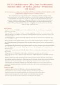ICC Z4 Code Enforcement Officer Exam Prep Document &vert;&NewLine;2026&sol;2027 Edition &vert; 200 Verified Questions - 170 Questions&NewLine;with Answers