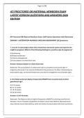 ATI PROCTORED OB MATERNAL NEWBORN EXAM &NewLine;LATEST VERSION QUESTIONS AND ANSWERS 2026 &NewLine;EDITION