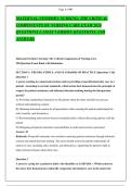MATERNAL-NEWBORN NURSING&colon; THE CRITICAL &NewLine;COMPONENTS OF NURSING CARE EXAM 2026 &NewLine;QUESTIONS LATEST VERSION QUESTIONS AND &NewLine;ANSWERS 