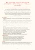HESI Fundamentals Actual Exam Prep Document &vert;&NewLine;2026&sol;2027 Edition &vert; 200 Verified Questions - 170 Questions&NewLine;with Answers&NewLine;