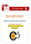 MLT AMT&sol;ASCP &lpar;PDF&rpar; &vert; 2026 MLT Exam Questions &vert; Medical Laboratory Malcolm X College
