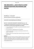 NSG 3800 EXAM 2 &mdash; ADULT HEALTH II LATEST &NewLine;VERSION QUESTIONS AND ANSWERS 2026 &NewLine;EDITION