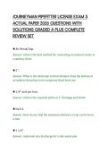 JOURNEYMAN PIPEFITTER LICENSE EXAM 5&NewLine;ACTUAL PAPER 2026 QUESTIONS WITH&NewLine;SOLUTIONS GRADED A PLUS COMPLETE&NewLine;REVIEW SET&NewLine;