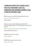 JOURNEYMAN PIPEFITTER LICENSE EXAM 5&NewLine;PRACTICE ASSESSMENT 2026 FULL&NewLine;QUESTIONS AND ANSWERS GRADED A PLUS&NewLine;COMPLETE REVISION GUIDE