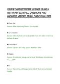 JOURNEYMAN PIPEFITTER LICENSE EXAM 5&NewLine;TEST PAPER 2026 FULL QUESTIONS AND&NewLine;ANSWERS VERIFIED STUDY GUIDE FINAL PRE