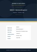 MNM3701 Assignment 1 Semester 2 2026 Due August 2026
