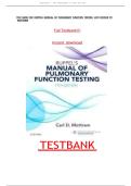 RUPPEL-S MANUAL OF PULMONARY FUNCTION TESTING 11TH EDITION 2026 QUESTIONS AND ANSWERS 2026 UPDATE&period;&NewLine;