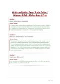 VA Accreditation Exam Study Guide  &vert;&NewLine;Veterans Affairs Claims Agent Prep