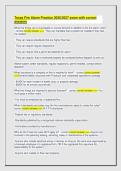 Texas Fire Alarm Practice 2026&sol;2027 exam with correct &NewLine;answers 