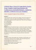 COMSAE Phase 1 Form 115 Comprehensive Practice Exam &vert; Complete Actual Exam Questions with Verified Answers & Detailed Rationales - Updated for 2026&sol;2027 &vert; COMLEX-USA Level 1 Readiness
