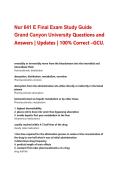 Nur 641 E Final Exam Study Guide Grand Canyon University Questions and Answers &vert; Updates &vert; 100&percnt; Correct &ndash;GCU&period;